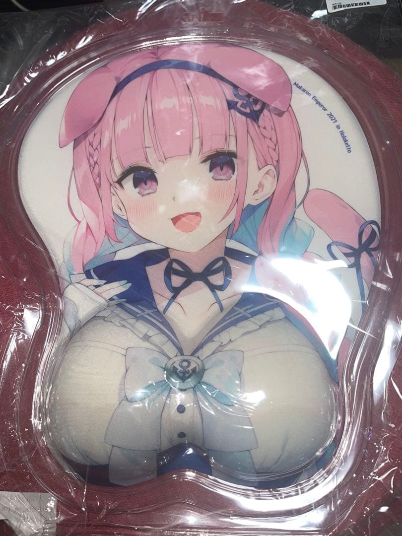 湊あくあ　あくあ立体マウスパッド　2個セット