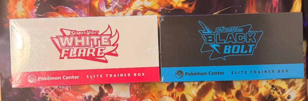 ポケモンセンター限定 White Flare ＆ Black Bolt ETB