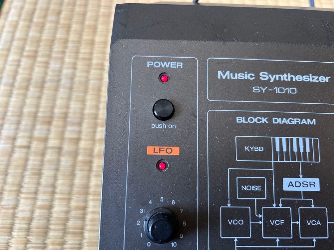 technics アナログシンセサイザー sy-1010 動作品