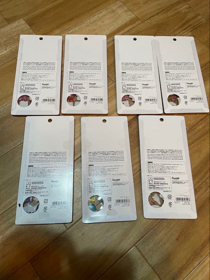 正規品　ボンボンドロップシール　サンリオ第2弾キャラクターシールセット（7種類）