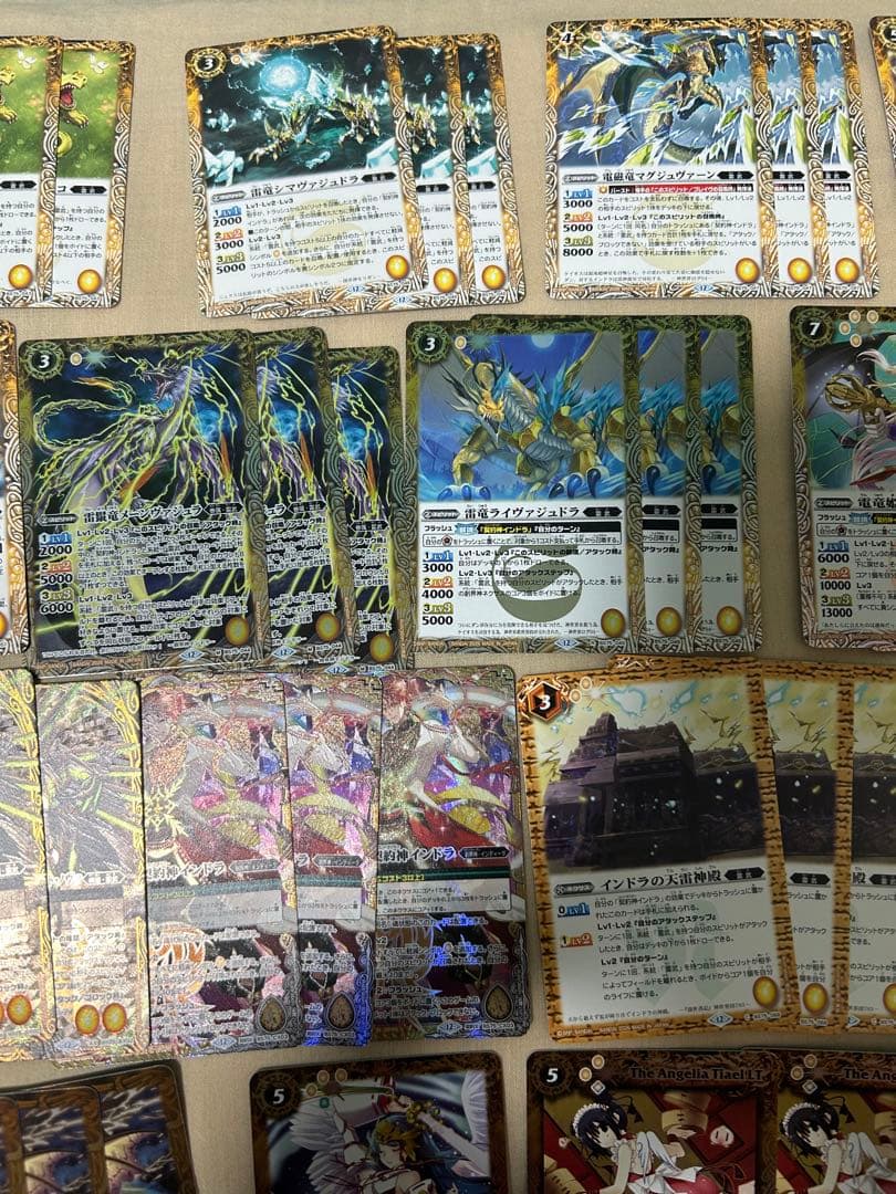 バトスピ 雷武 インドラ ハヤエル ティアエルLT デッキパーツ