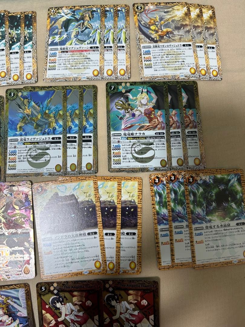 バトスピ 雷武 インドラ ハヤエル ティアエルLT デッキパーツ