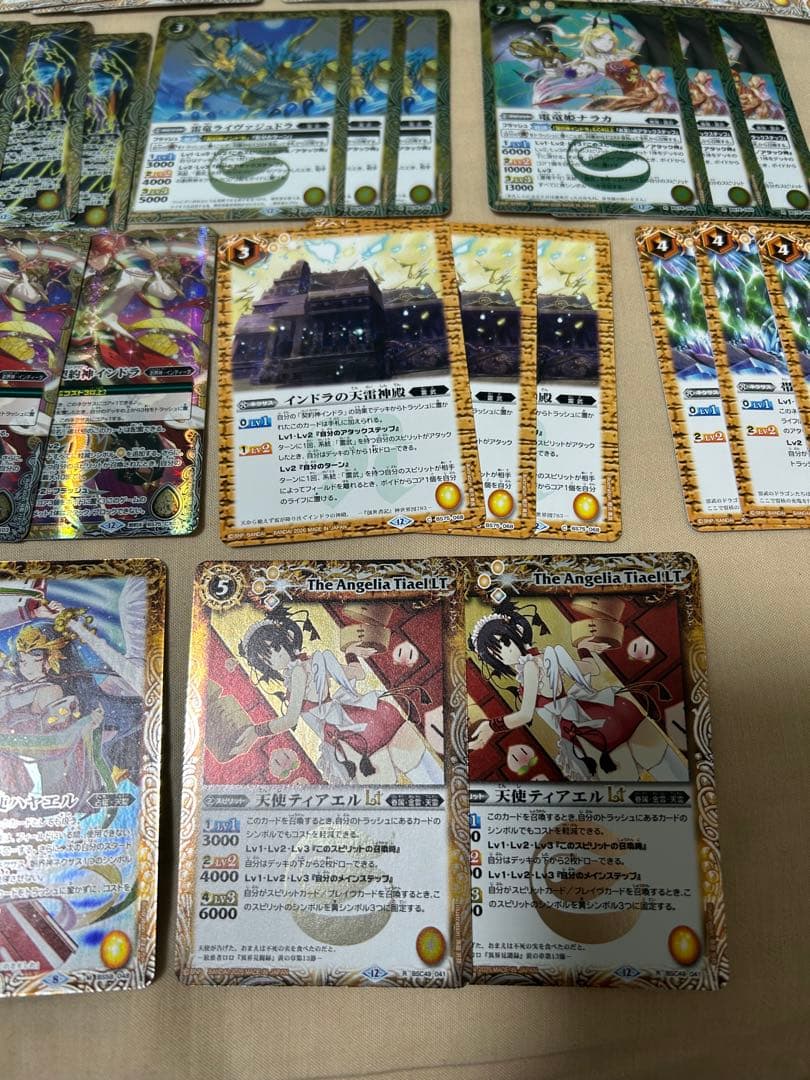 バトスピ 雷武 インドラ ハヤエル ティアエルLT デッキパーツ