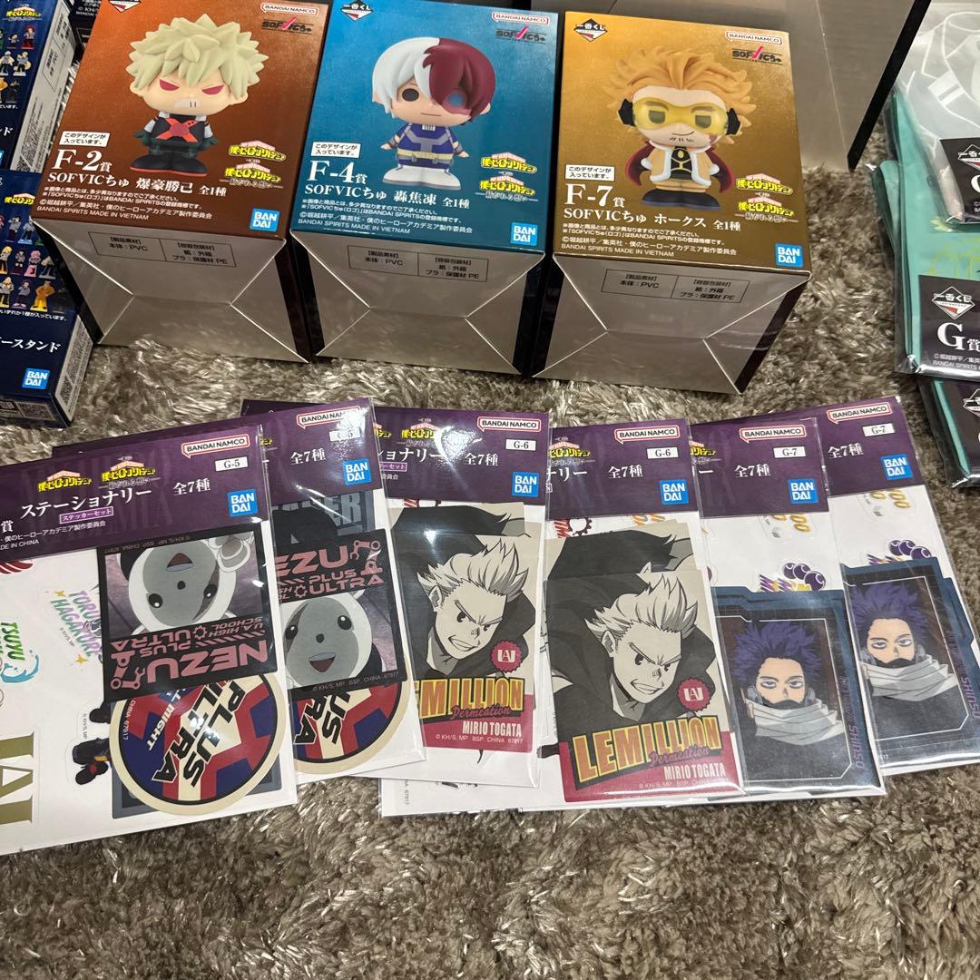 は*ち様 一番くじ　ヒロアカB賞C賞E賞F×3賞+おまけいっぱい