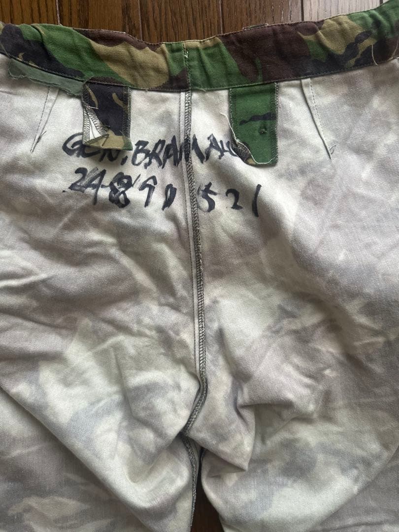 実物 80s イギリス軍 DPM 迷彩 コンバットパンツ ヴィンテージ