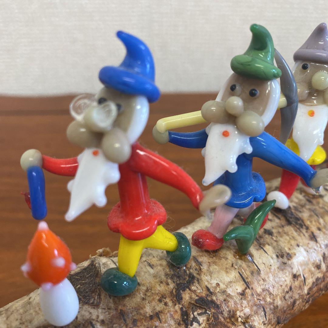 ボヘミアガラス　７人の小人