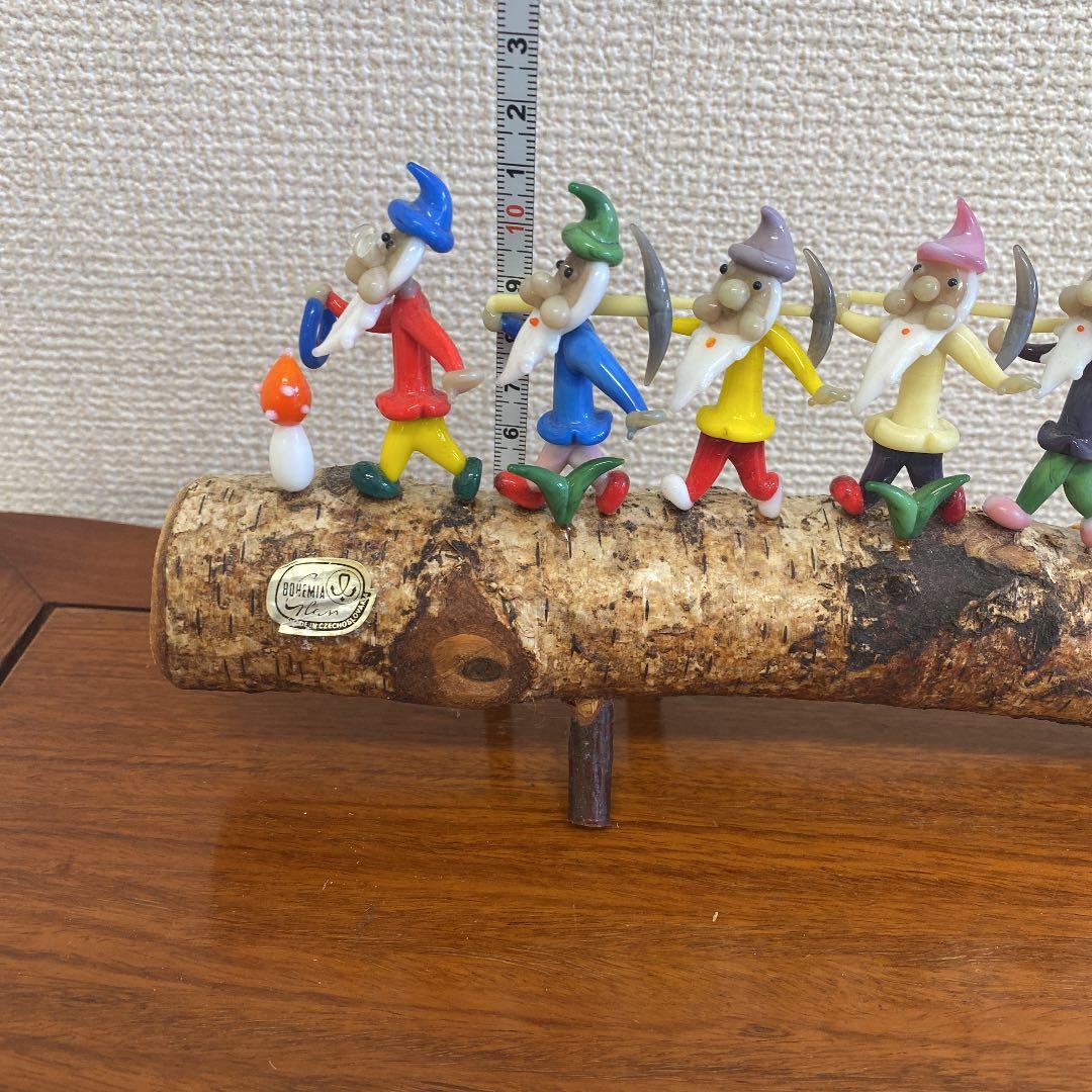 ボヘミアガラス　７人の小人