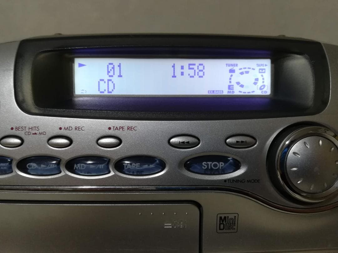 希少 動作品 ケンウッド MDX-F55 MDステレオシステム RAMPAGE