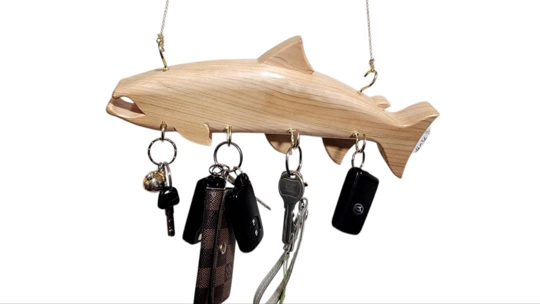 ハンドメイド木製置物