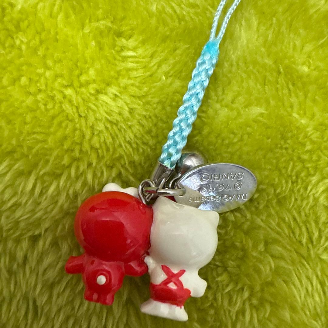 キティ　エルモ　根付け　ストラップ　USJ 限定　レア！　サンリオ