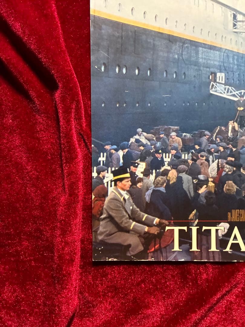 タイタニック ポスター 映画 当時物 劇場ロビーカード 90s 美品 希少