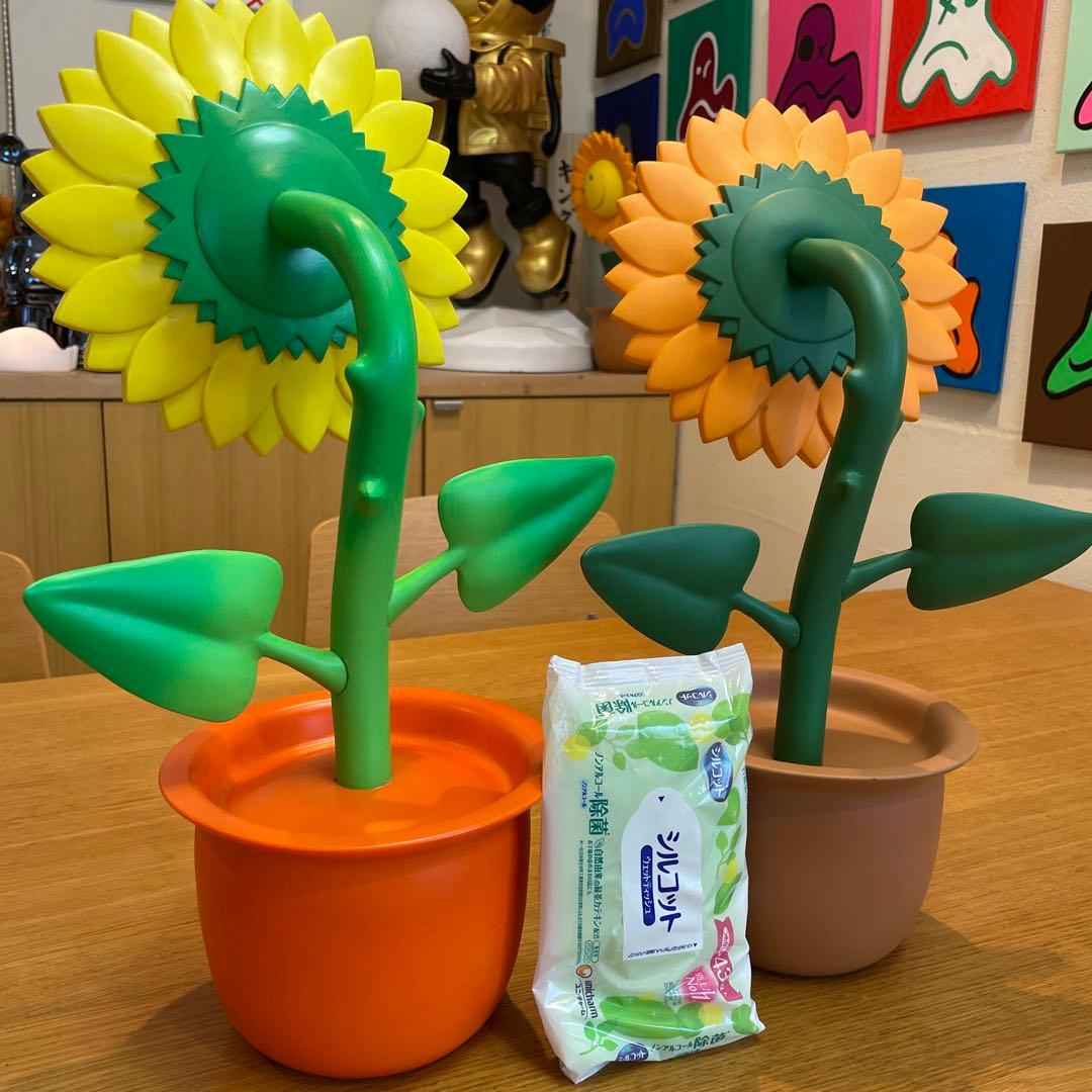 フラワー　ひまわり　置物 ディスプレイ　オブジェ