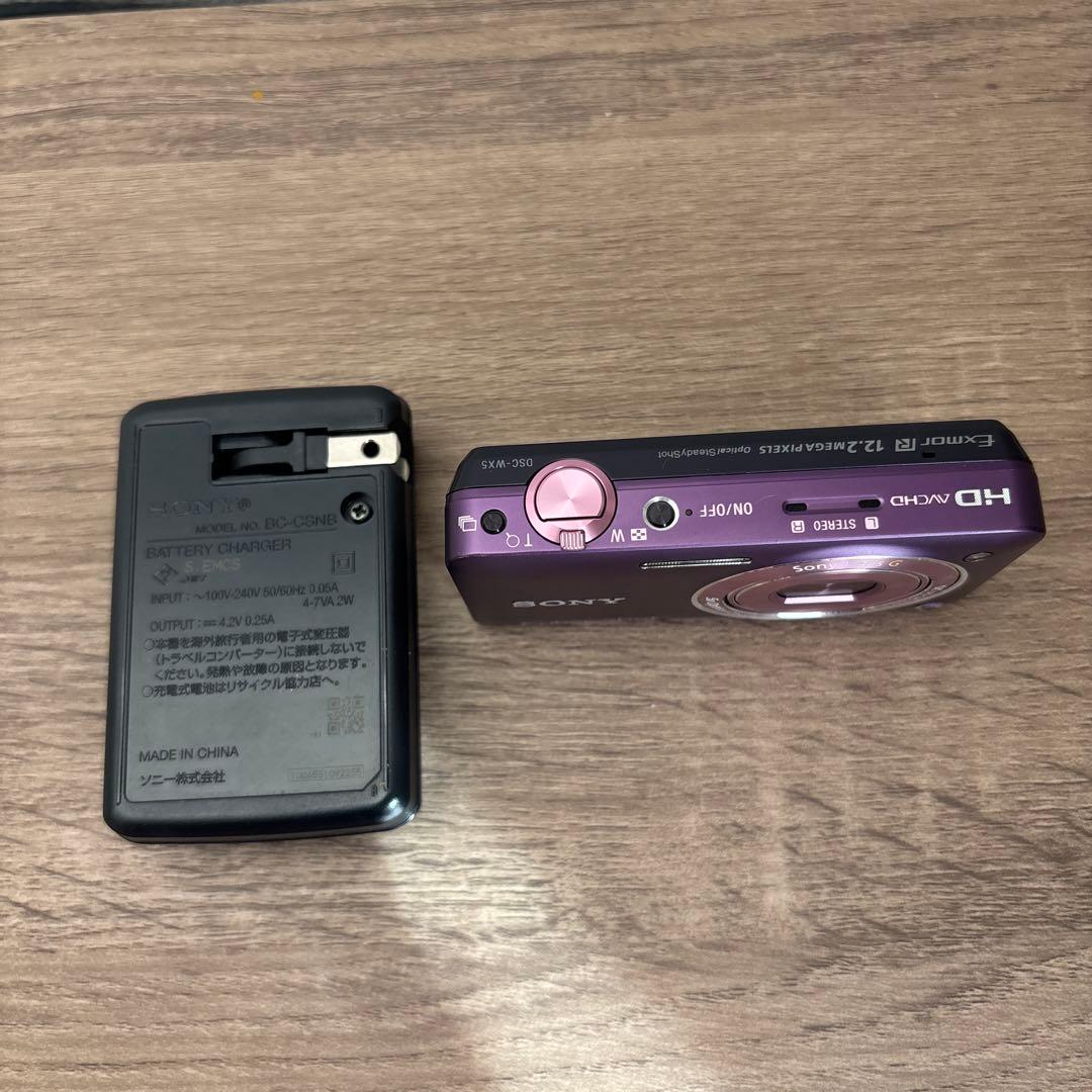 SONY Cyber-shot 紫色 コンパクトデジタルカメラ