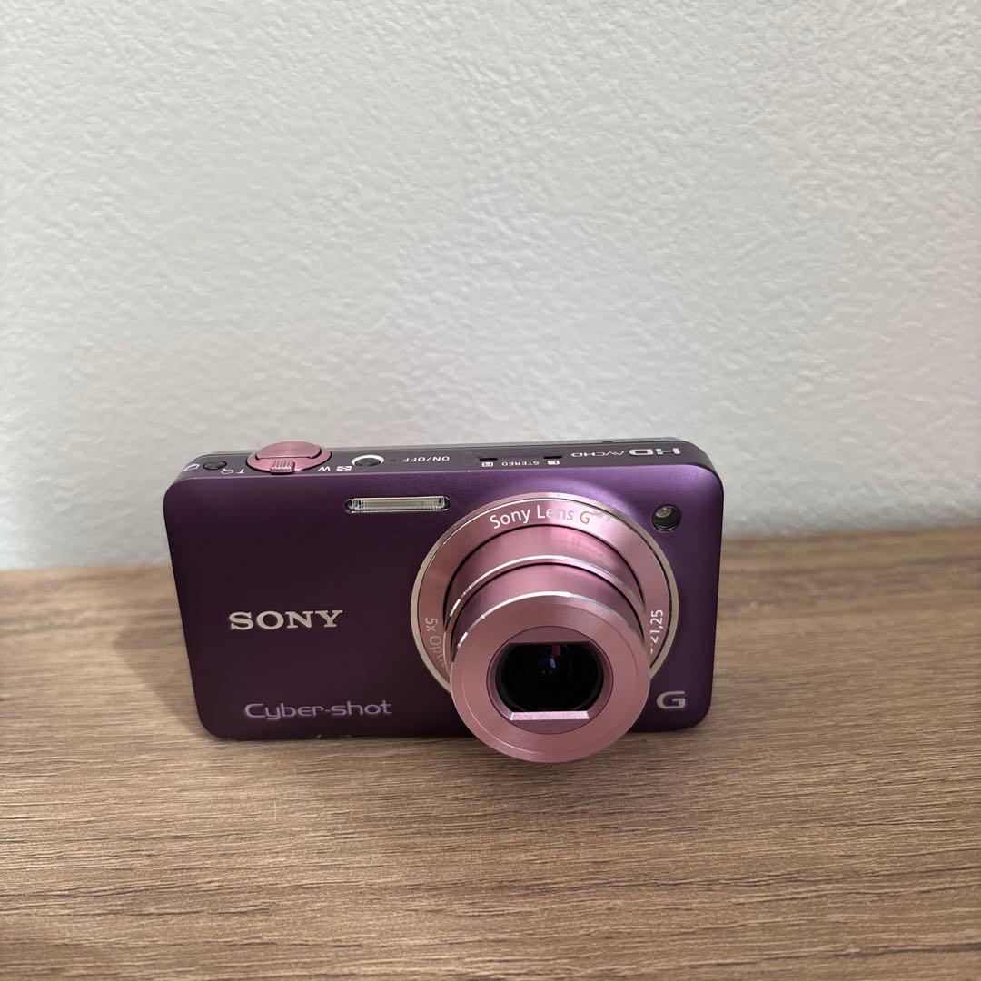 SONY Cyber-shot 紫色 コンパクトデジタルカメラ