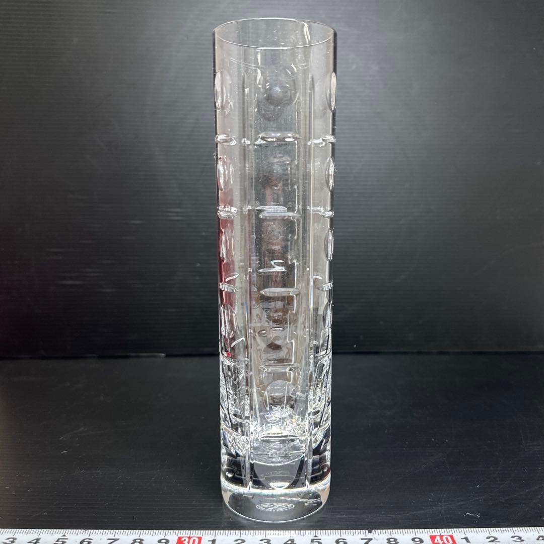 バカラ 花瓶 箱付 H20cm 東キ7-1218☆1F