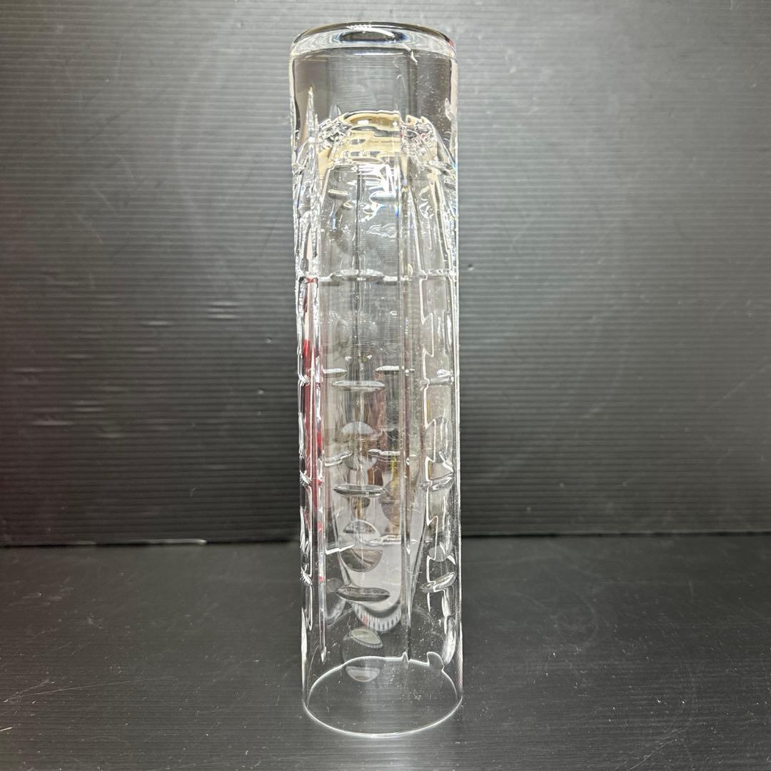 バカラ 花瓶 箱付 H20cm 東キ7-1218☆1F