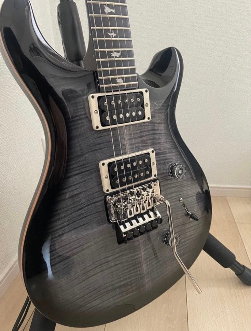 ギター PRS SE Custom24 Floyd Charcoal Burst