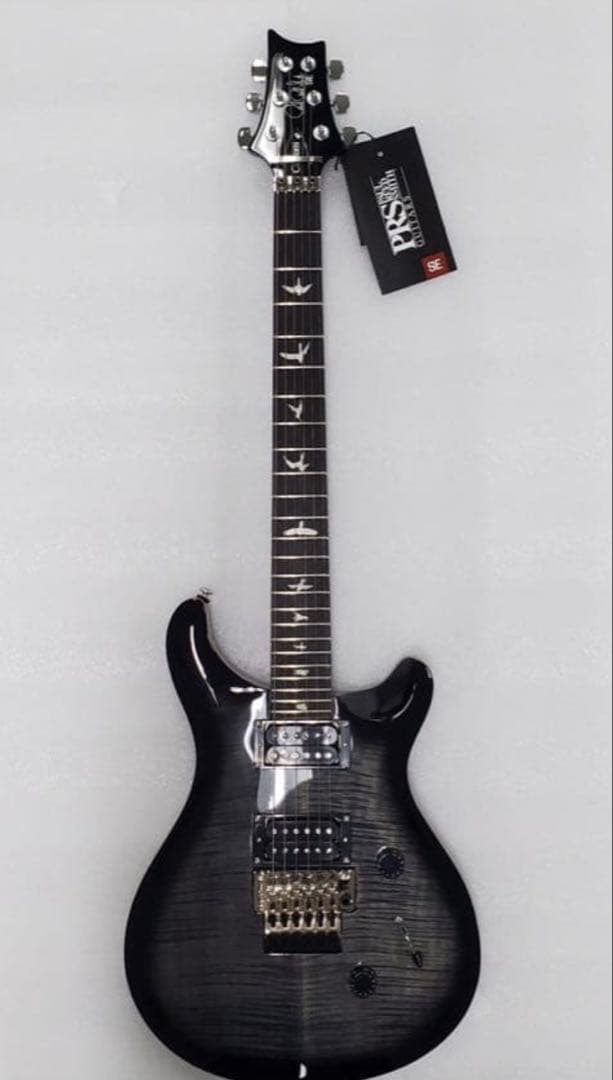ギター PRS SE Custom24 Floyd Charcoal Burst