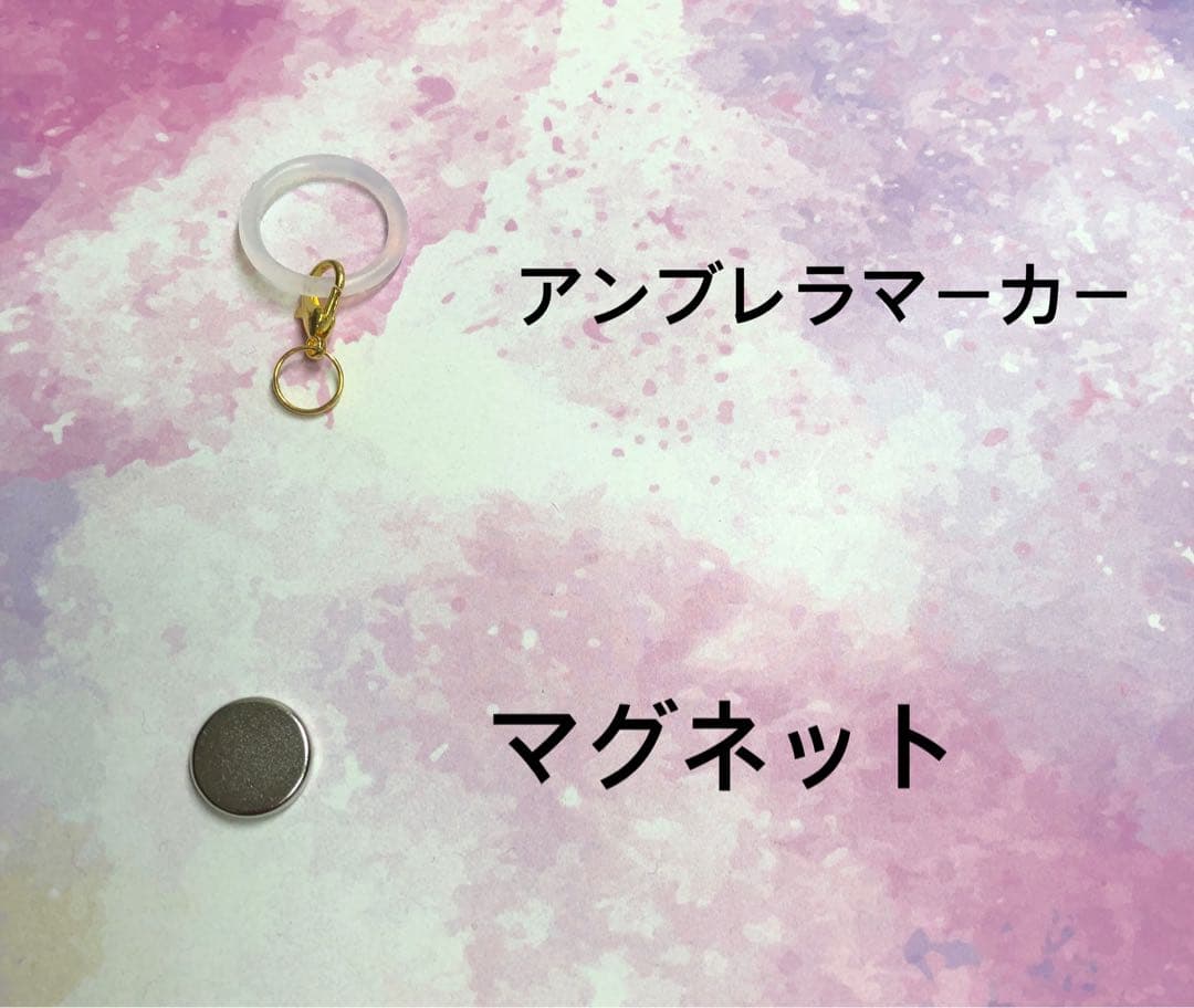 No.190 レジンヘアゴム　ポニーフック　ブローチ　ペンダント　キーホルダー