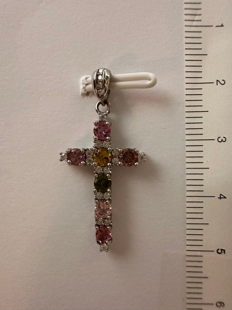 SV天然石トルマリン　ペンダント