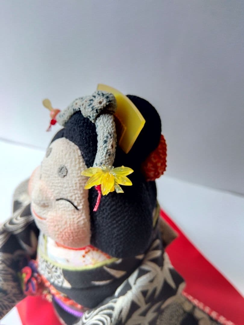 千風様ご確認用　創作人形　お福さん　留袖　ちりめん細工 縁起物