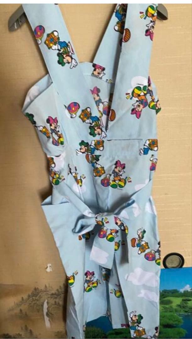 【新品未使用】未開封 エプロン JAL ディズニーフライト記念 フリーサイズレア