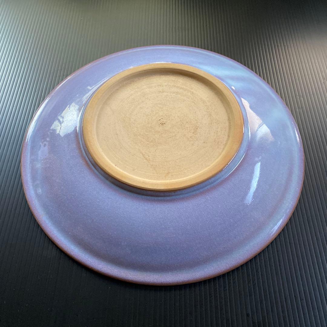 萩焼 光彩 大皿(34.5cm径) 敬三 作 椿秀窯 和食器