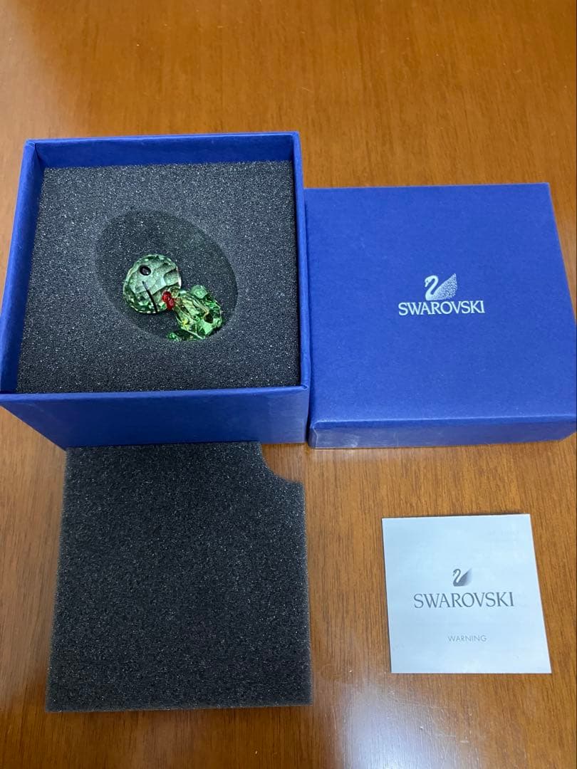 Swarovski スワロフスキー　亀　小ガメ 置物　オブジェ　ラブロッツ