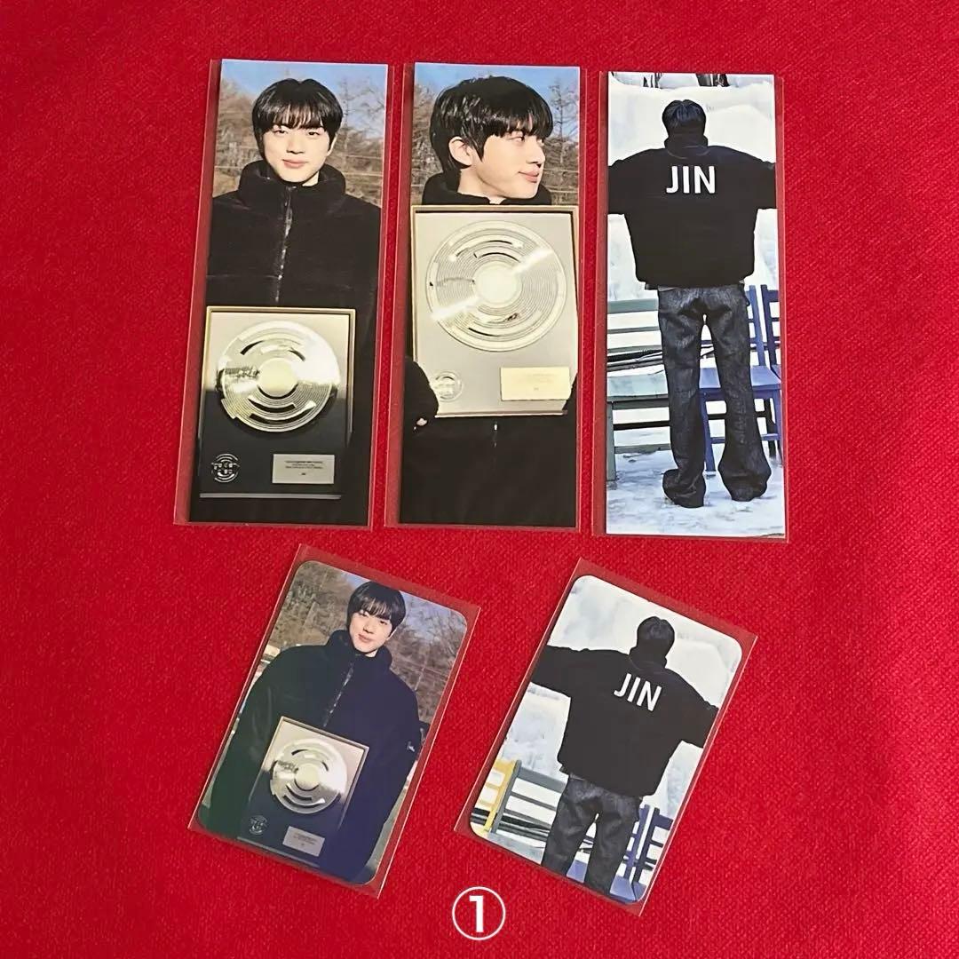 BTS ロングステッカー・両面ホログラム両面フォトカード♡Jin