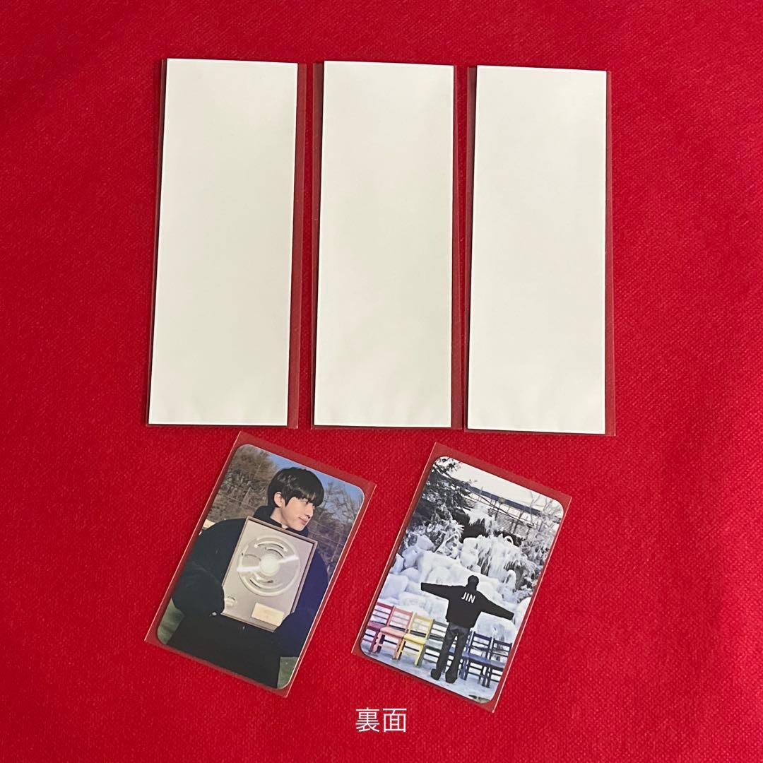 BTS ロングステッカー・両面ホログラム両面フォトカード♡Jin