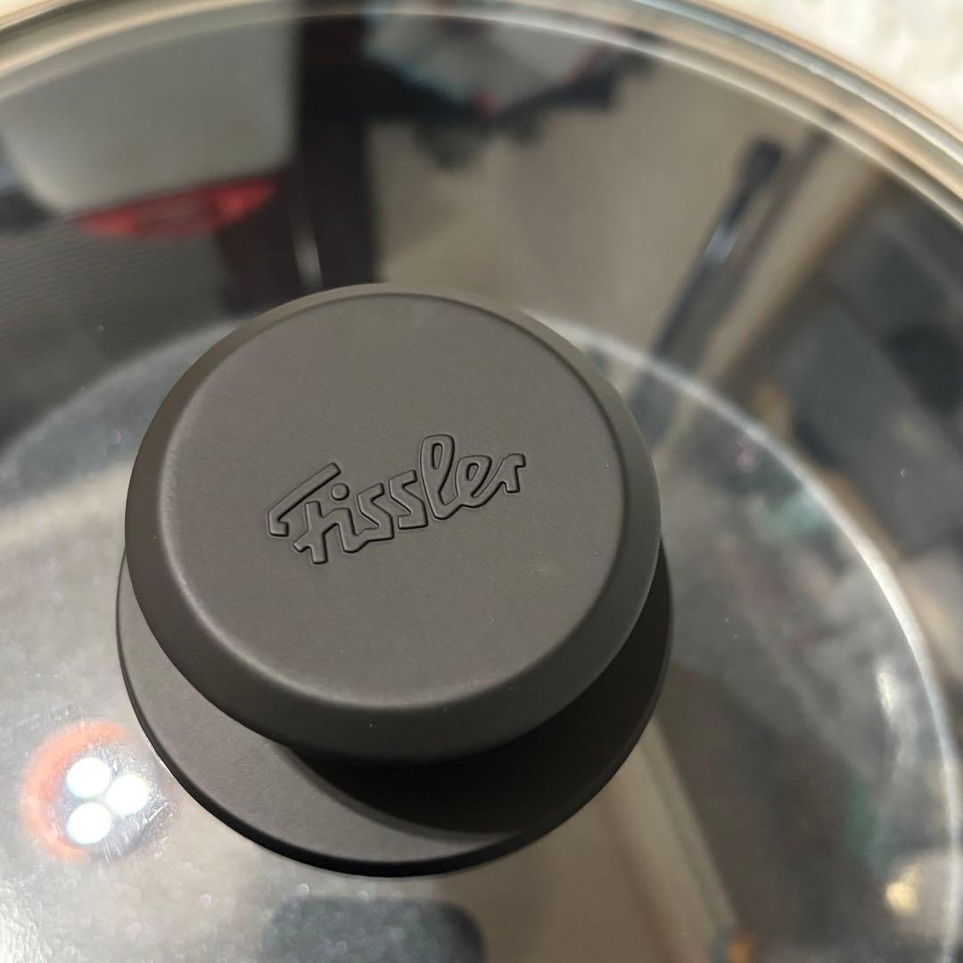 【新品】フィスラー フライパン 24cm ガラス蓋付　IH対応