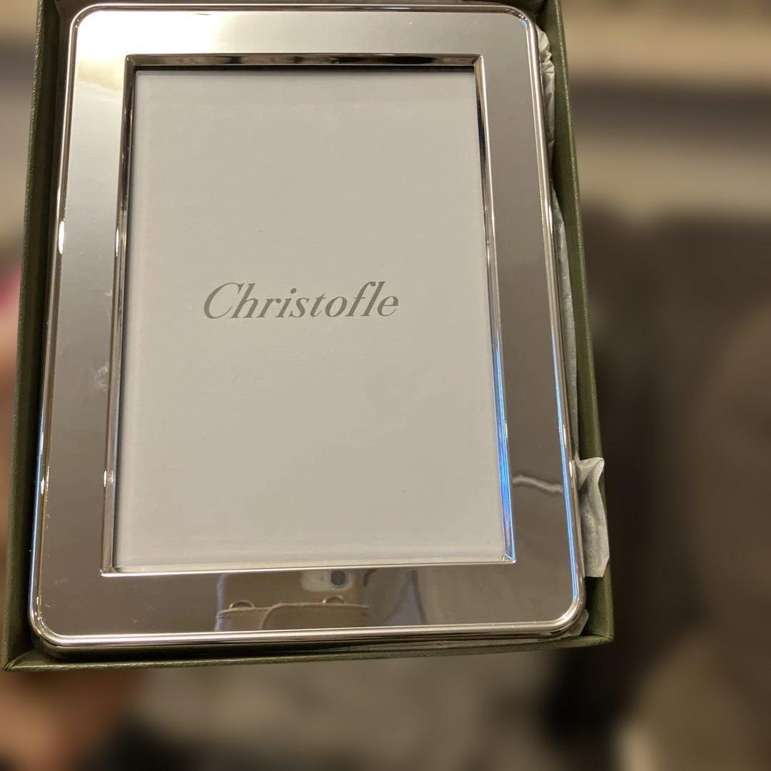 Christofle フォトフレーム シンプルエレガント