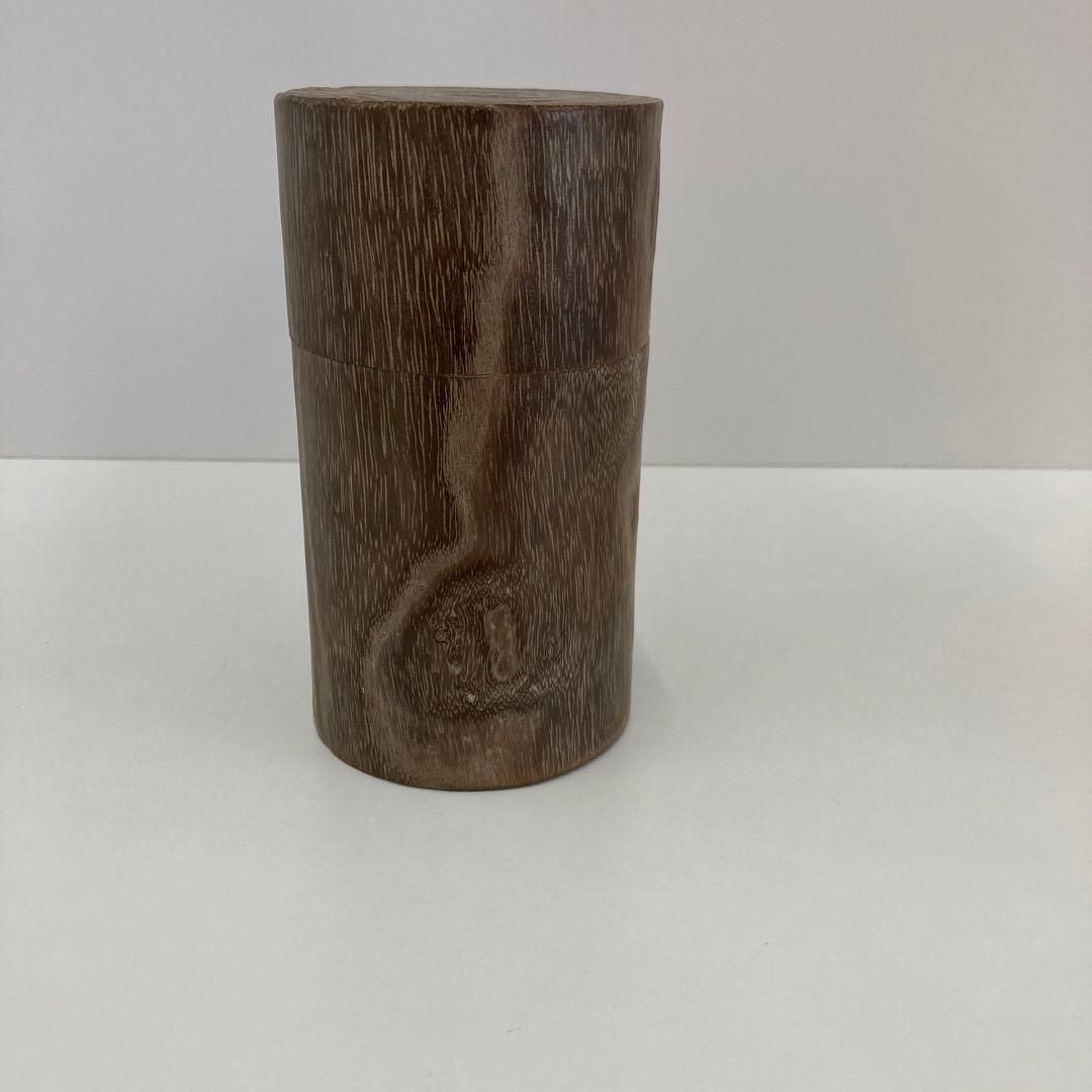 伝統工芸品(桐匠）　桐茶筒
