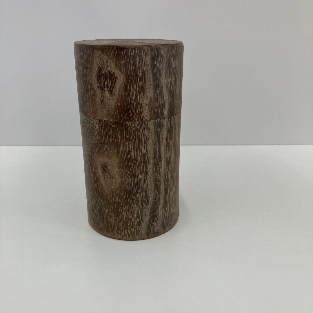 伝統工芸品(桐匠）　桐茶筒