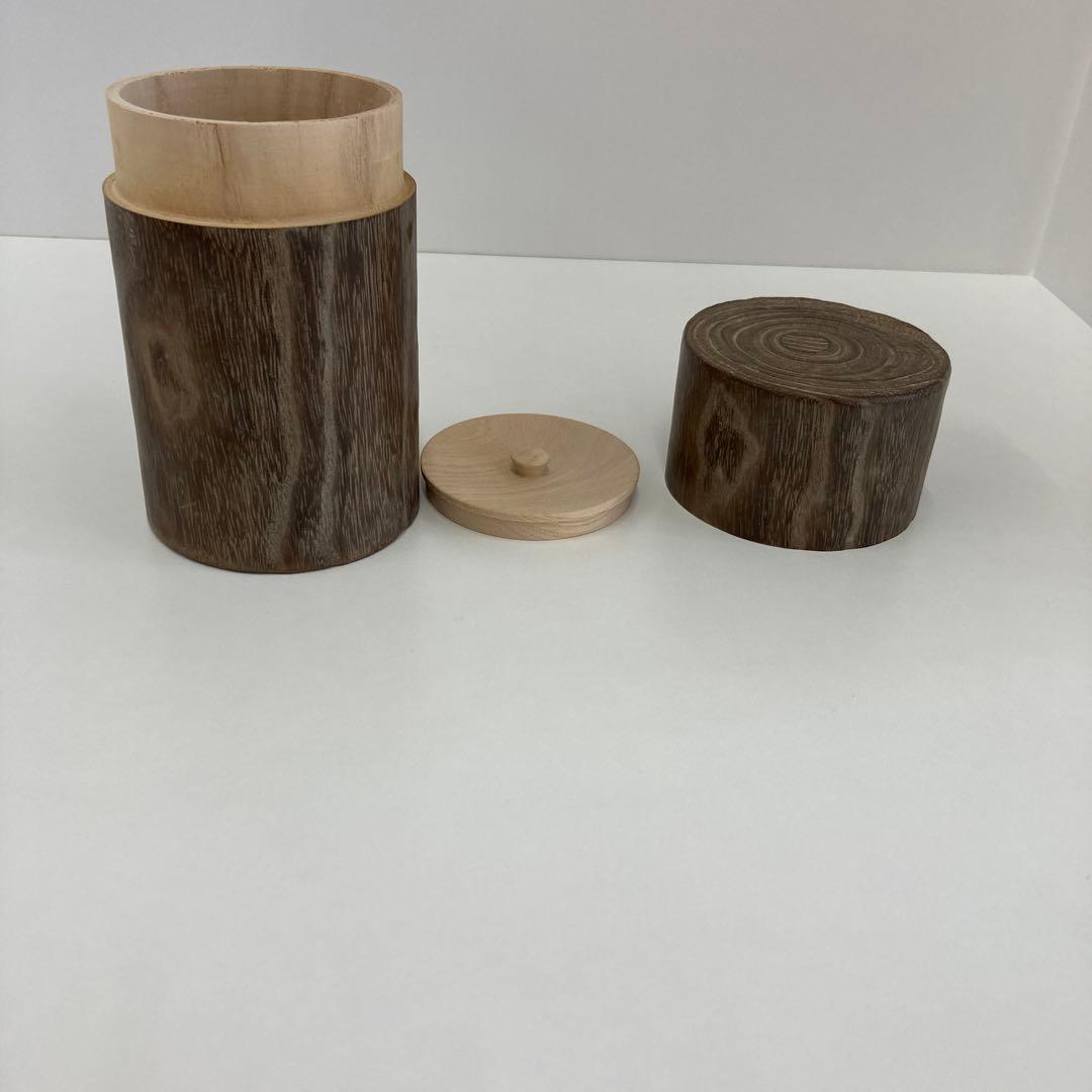 伝統工芸品(桐匠）　桐茶筒