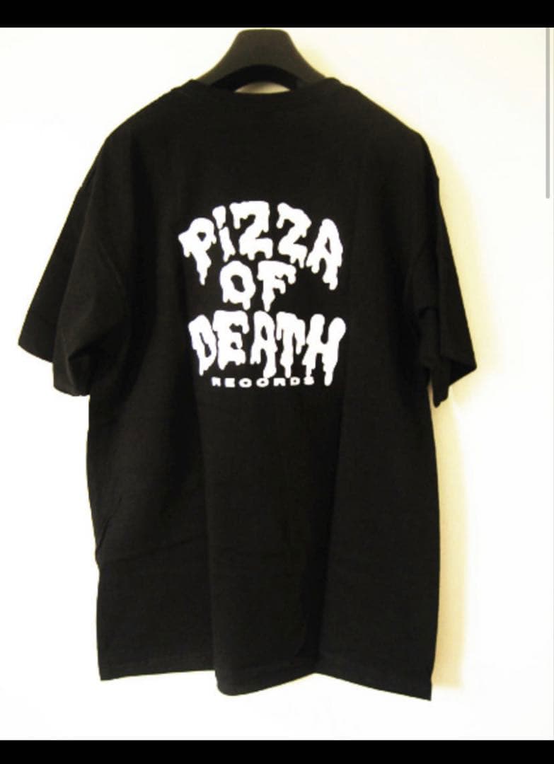 pizza of death ロゴTシャツ ブラック　サイズ:L