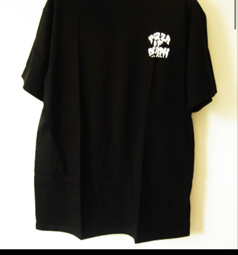 pizza of death ロゴTシャツ ブラック　サイズ:L