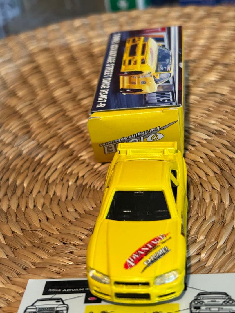 トミカ 日産スカイラインGTR R34 アイアイアド特注　アドバンテージ