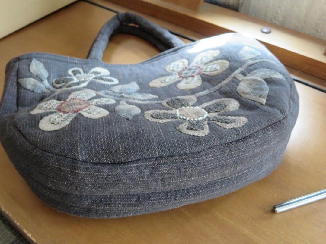 アップリケU形バック　　　値下