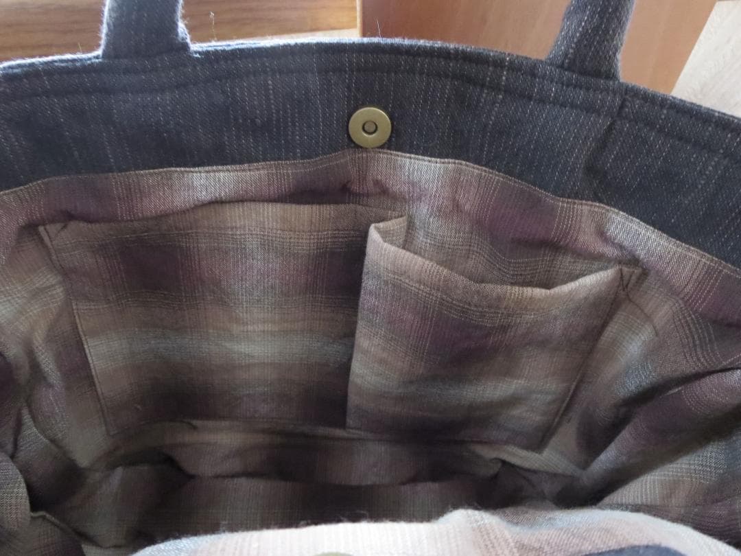 アップリケU形バック　　　値下