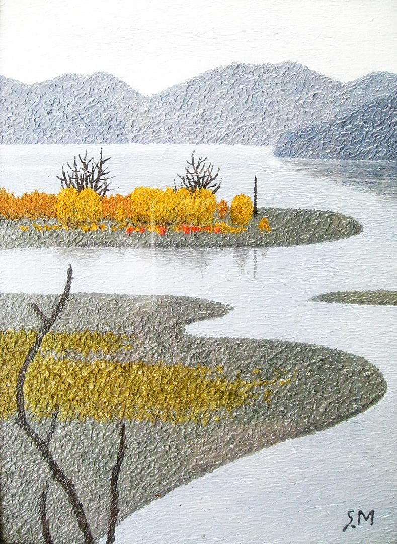 #三浦俊輔 #奥日光 #油彩 #キャンバス #額装 ＃一水会 #名誉委員