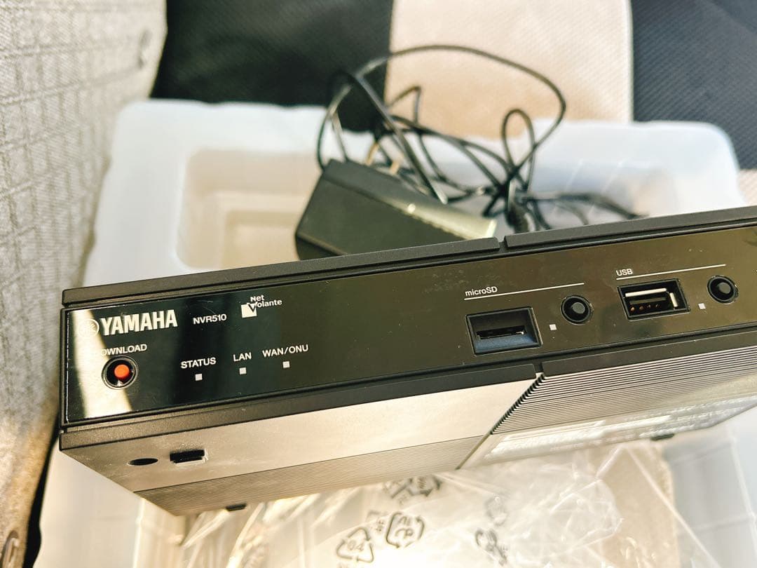 YAMAHA NVR510 ルーター 専用アダプター付き