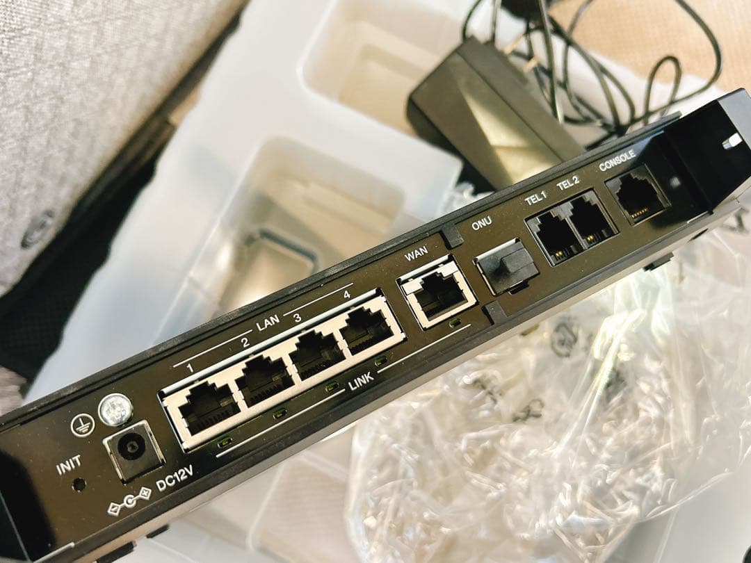 YAMAHA NVR510 ルーター 専用アダプター付き