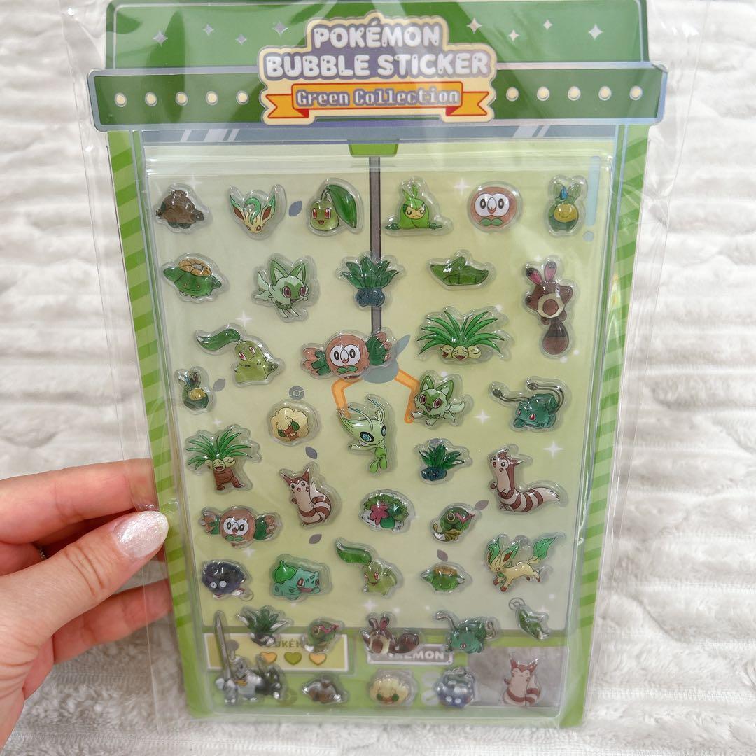 韓国限定 日本未発売　ポップアップ ポケモン バブルステッカー 8種　セット