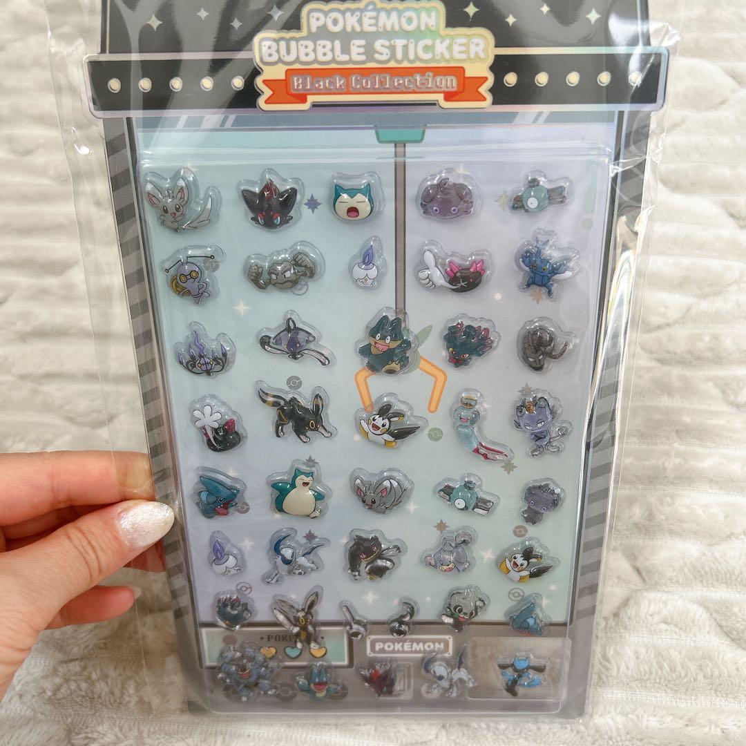 韓国限定 日本未発売　ポップアップ ポケモン バブルステッカー 8種　セット