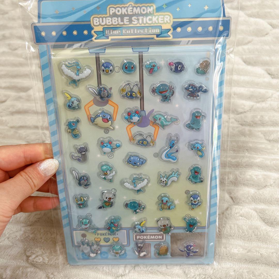 韓国限定 日本未発売　ポップアップ ポケモン バブルステッカー 8種　セット