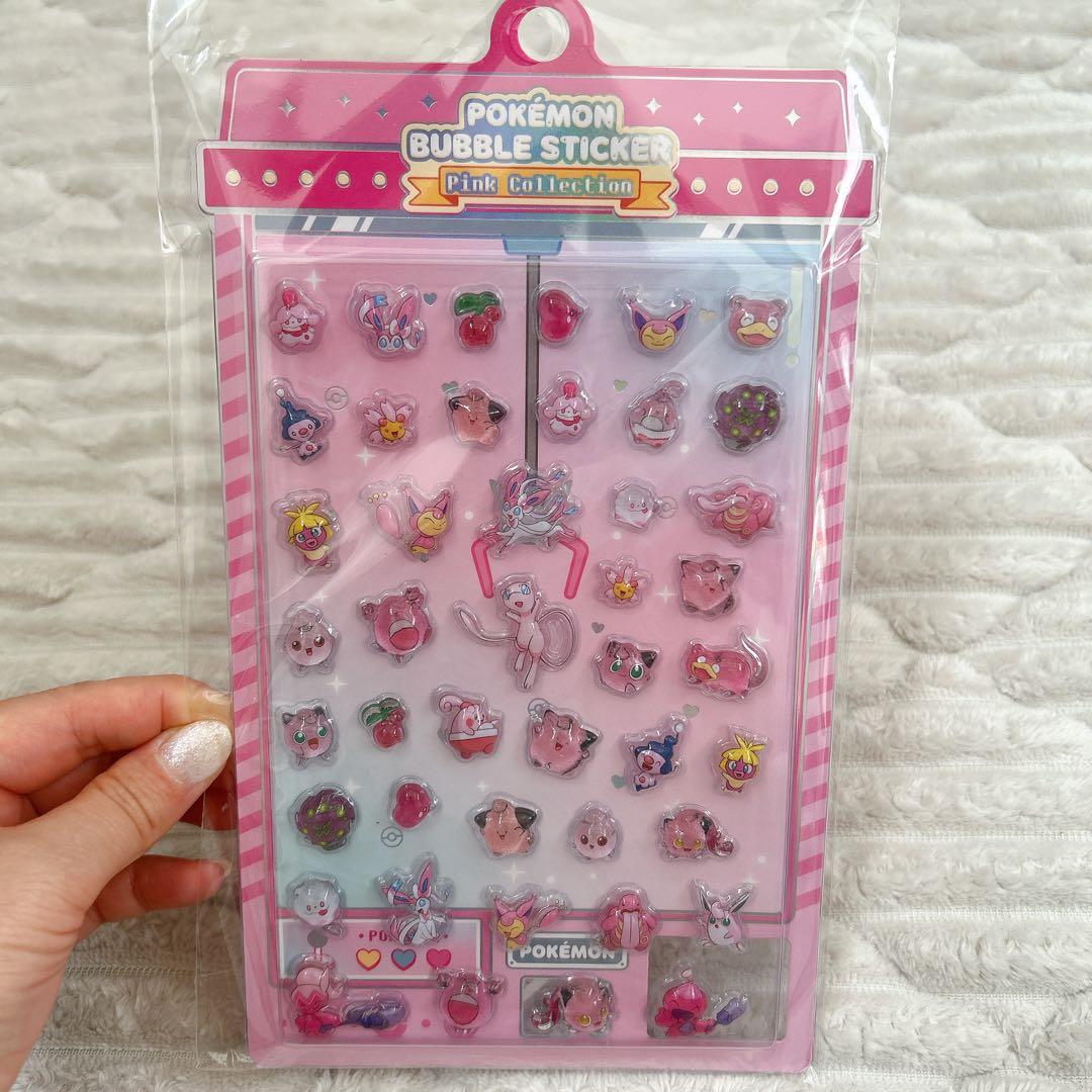 韓国限定 日本未発売　ポップアップ ポケモン バブルステッカー 8種　セット