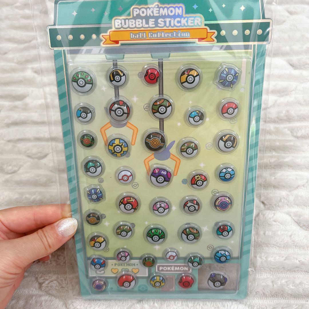 韓国限定 日本未発売　ポップアップ ポケモン バブルステッカー 8種　セット