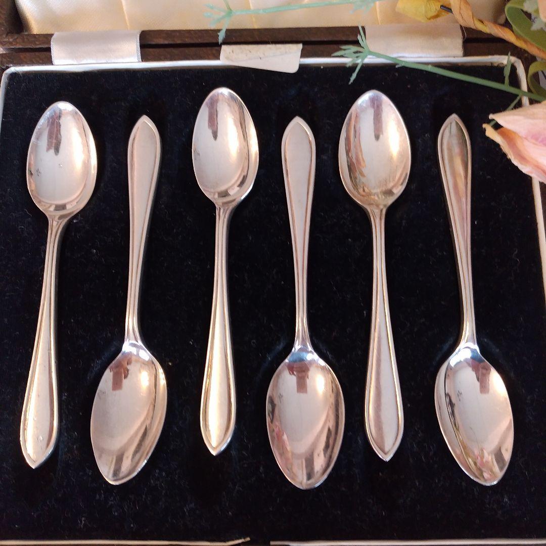 イギリスアンティーク　sheffieldスプーンセット