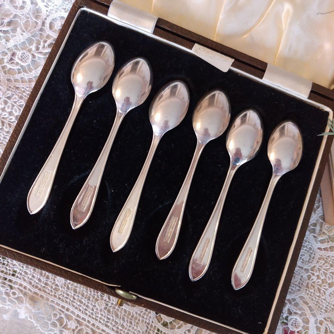 イギリスアンティーク　sheffieldスプーンセット